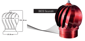 Bacamatik - Rüzgar Gülü 200 mm