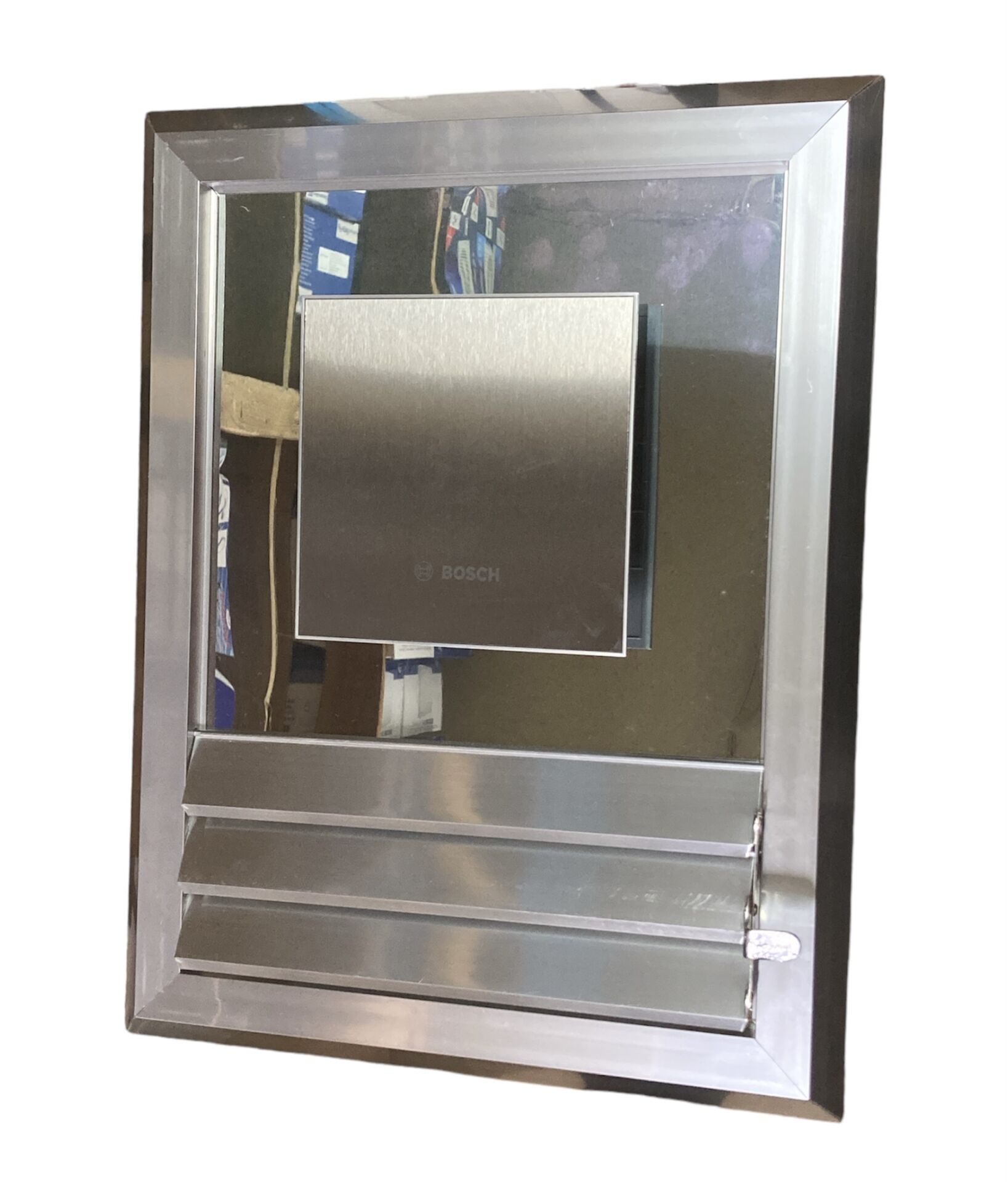 Bosch F1700 WS 100 Inox Fanlı Menfez (95m³/h) - Ölçü Seçiniz