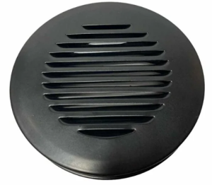 Metal Doğalgaz Menfezi (Mat Siyah)