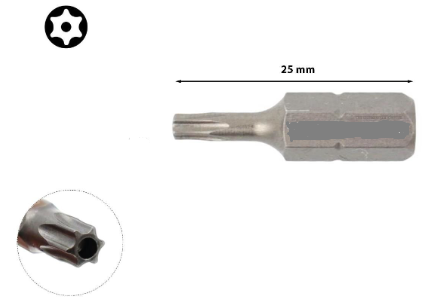 Proscr T20 Delikli Torx Uç