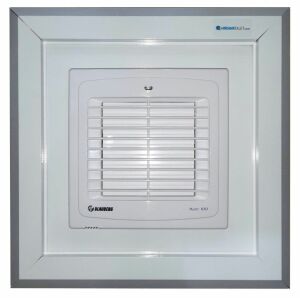 Blauberg Auto 100 H (Zaman Ayarlı Nem Sensörlü) Fanlı Menfez (98m³/h) - Ölçü Seçiniz 30x30