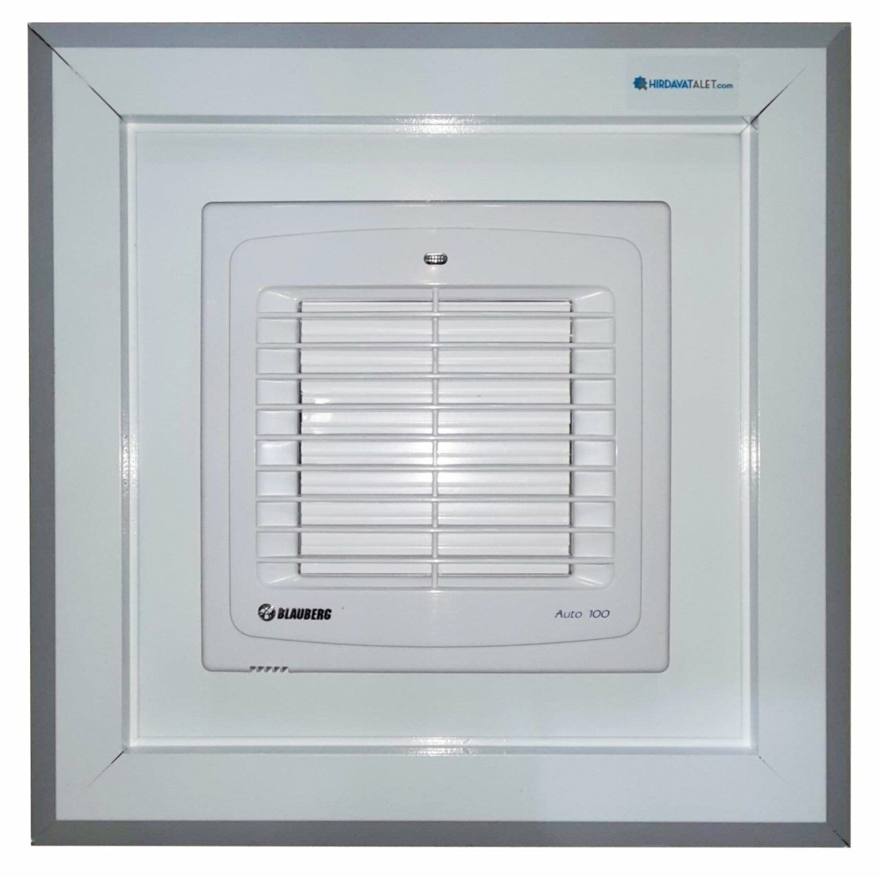 Blauberg Auto 100 H (Zaman Ayarlı Nem Sensörlü) Fanlı Menfez (98m³/h) - Ölçü Seçiniz 35x35
