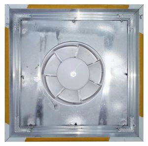 Blauberg Auto 100 H (Zaman Ayarlı Nem Sensörlü) Fanlı Menfez (98m³/h) - Ölçü Seçiniz 35x35