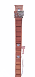 HAVUZ DUŞU ALAÇATI SERİSİ AHŞAP HAVUZ DUŞ SİSTEMİ  (Sıcak-Soğuk Su Girişli)