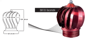Bacamatik - Rüzgar Gülü 130 mm