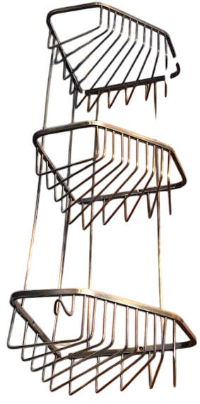 Ayrohe 18x18 Pirinç Antik 3'lü Kapalı Köşe