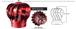 Bacamatik - Rüzgar Gülü 250 mm