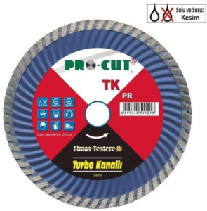 Procut 51119 TK (Turbo Kanallı) Serisi Elmas Testere 125 mm