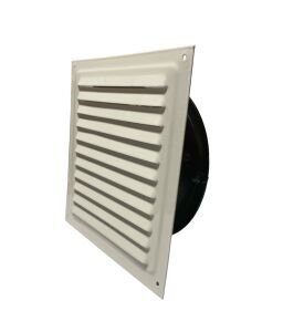 20x20cm Beyaz Mini Fanlı Menfez