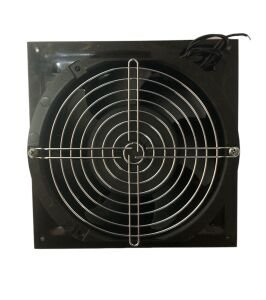 20x20cm Siyah Mini Fanlı Menfez