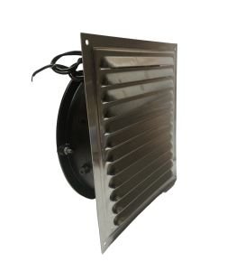 20x20cm Krom Mini Fanlı Menfez