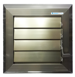 Eloksallı Antik-Bronz Menfez 25x25