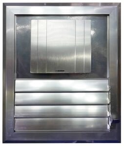 Blauberg Quatro 125 Krom Fanlı Menfez (167m³/h) - Ölçü Seçiniz