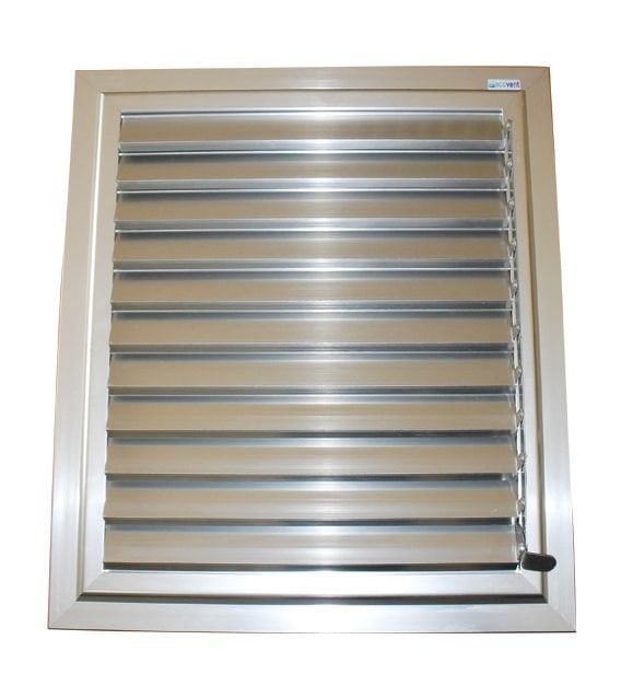 PK 40x40 Eloksallı Krom Alüminyum Menfez