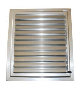 PK 55x60 Eloksallı Krom Alüminyum Menfez