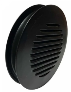 Metal Doğalgaz Menfezi (Mat Siyah)