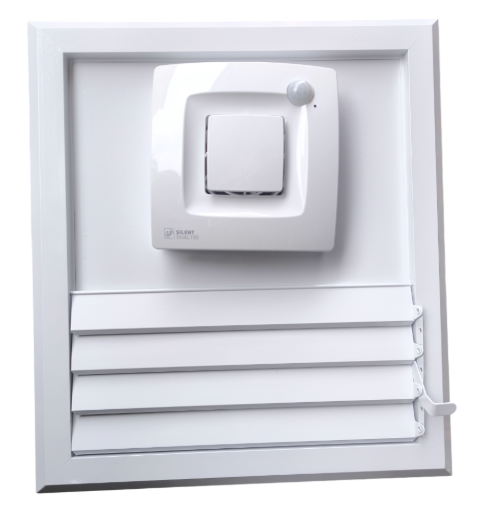 Soler&Palau Silent Dual 100 Fanlı Menfez (90m³/h) Zamanlayıcılı + Nem Sensörlü + Hareket Sensörlü