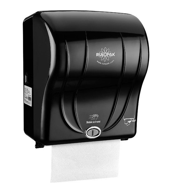 Rulopak R-1301 Sensörlü Havlu Makinesi 21 cm (Renk Seçiniz) Siyah