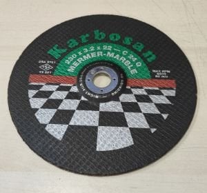 Karbosan 230x3.2x22 Mermer Kesme Taşı GÖBEKLİ