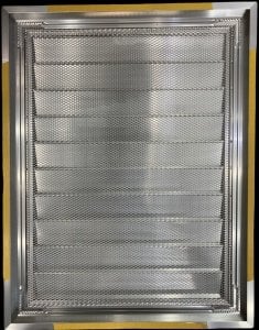 Alüminyum Menfez Siyah - Ölçü Seçiniz