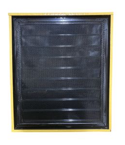 Alüminyum Menfez Siyah - Ölçü Seçiniz 25x25