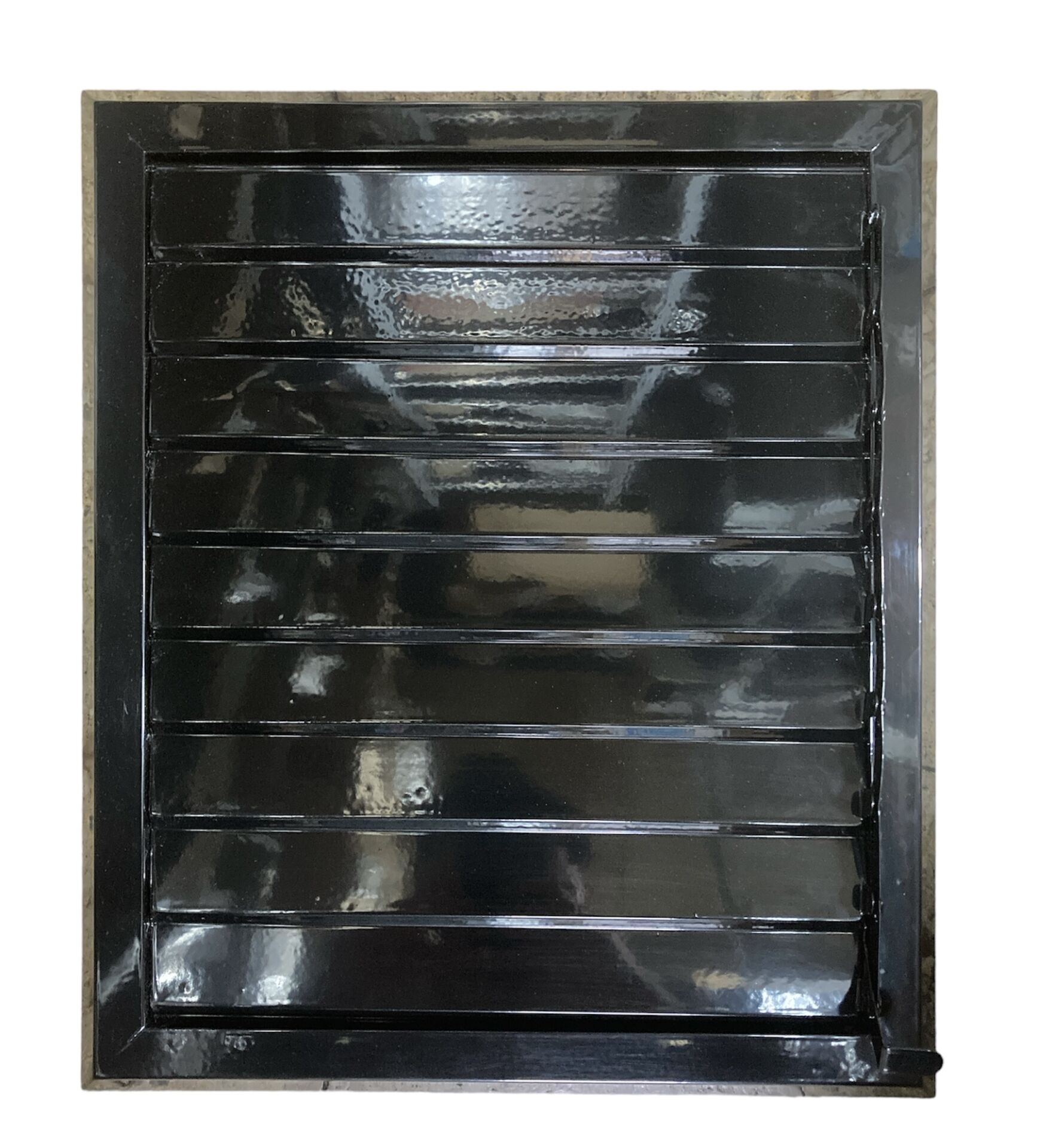 Alüminyum Menfez Siyah - Ölçü Seçiniz 30x35