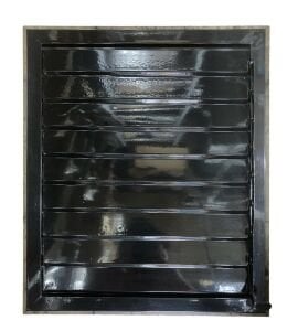 Alüminyum Menfez Siyah - Ölçü Seçiniz 30x35