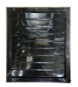 Alüminyum Menfez Siyah - Ölçü Seçiniz 40x50