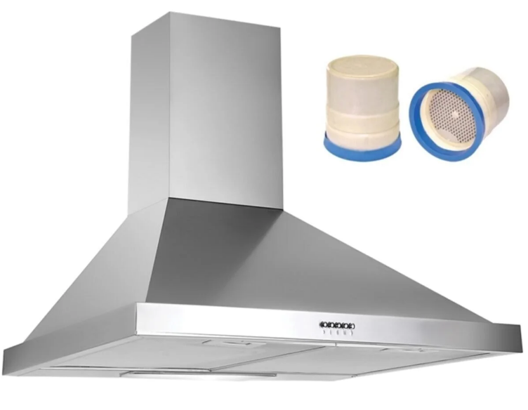 Gusto Davlumbaz Aspiratör Inox (BACASIZ KULLANIM KARBON FİLTRELİ)