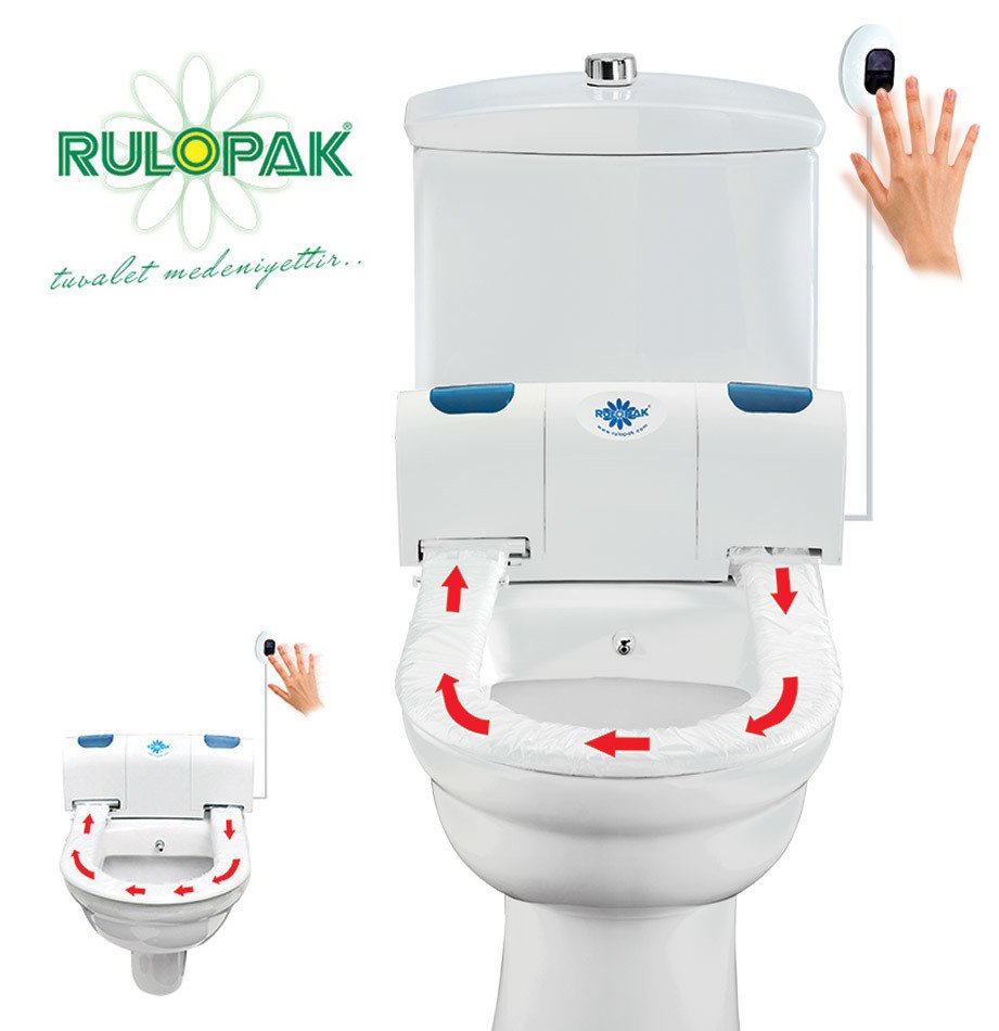Rulopak Sensörlü Hijyenik Klozet Kapağı R-1314