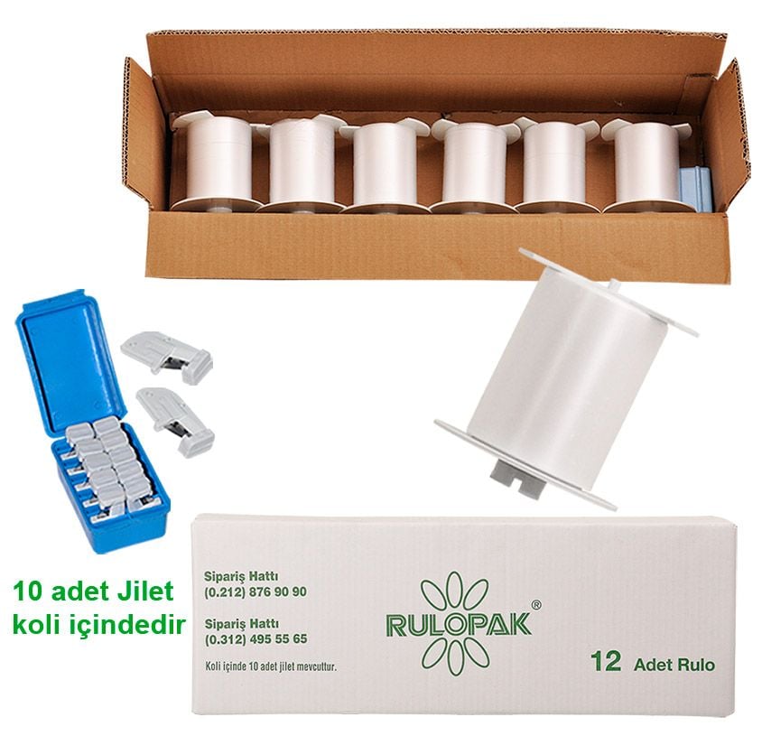 Rulopak Sensörlü Hijyenik Klozet Kapağı Rulosu R-2201