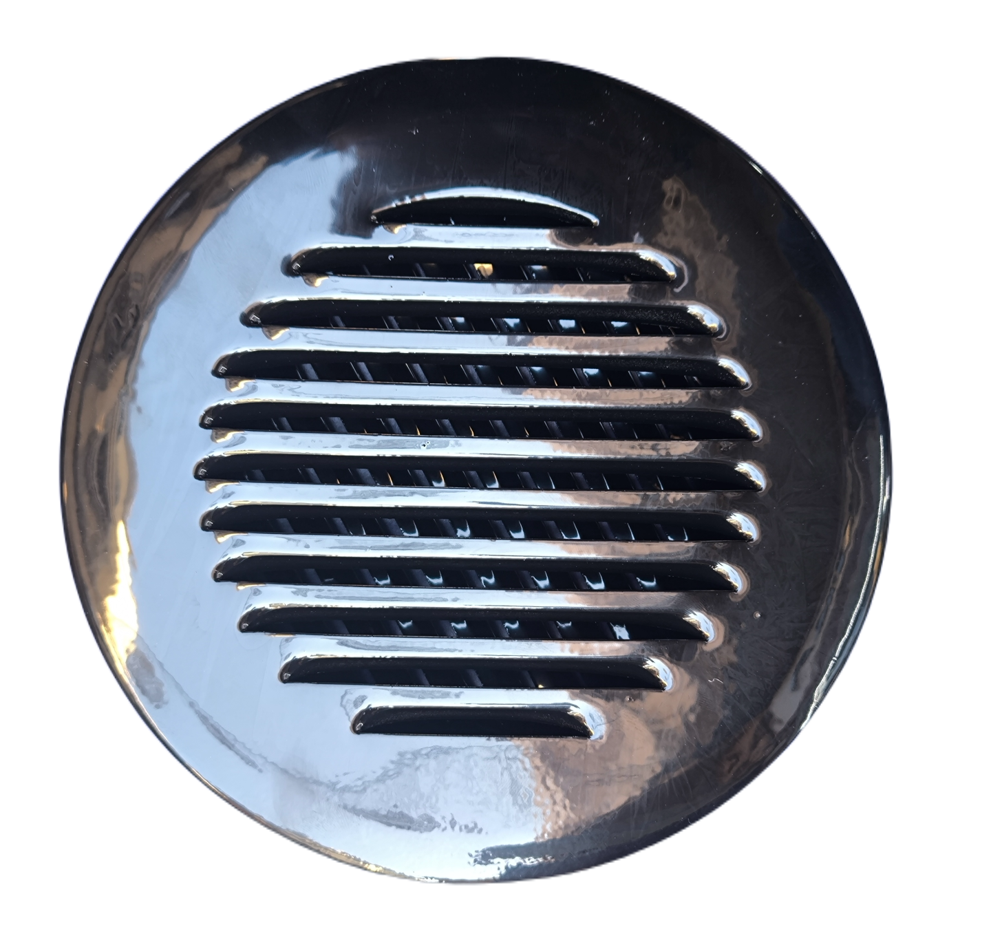 Metal Doğalgaz Menfezi (Parlak Siyah)