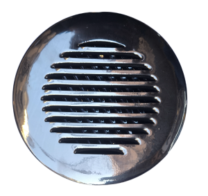 Metal Doğalgaz Menfezi (Parlak Siyah)