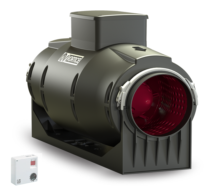 Vortice Lineo 100 Quiet Yuvarlak Kanal Tipi Sessiz Fan (Hız Anahtarı Dahil)