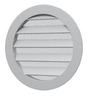 FLANŞLI YUVARLAK HAVALANDIRMA IZGARASI 100 MM