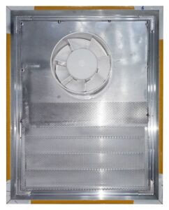 Blauberg Auto 125 H (Zaman Ayarlı Nem Sensörlü) Fanlı Menfez (185m³/h) - Ölçü Seçiniz