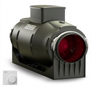 Vortice Lineo 250 Quiet Yuvarlak Kanal Tipi Sessiz Fan (Hız Anahtarı Dahil)