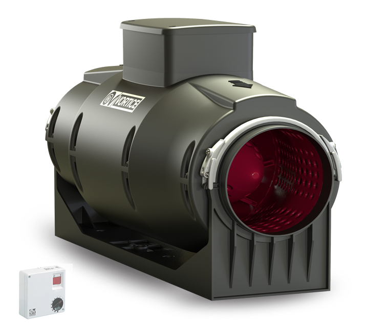 Vortice Lineo 315 Quiet Yuvarlak Kanal Tipi Sessiz Fan (Hız Anahtarı Dahil)