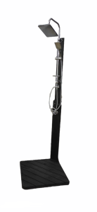 HAVUZ DUŞU DATÇA SERİSİ (SİYAH AHŞAP KROM ÇİFT BAŞLIKLI DUŞ) AHŞAP DUŞ SİSTEMİ