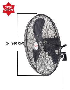 Taflan Faw-24 Sanayi Tipi 200W Duvar Vantilatörü / 24''
