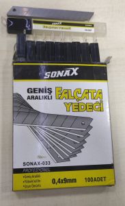 Dar Falçata Bıçağı Yedeği 0.4x9mm 100 lü Paket