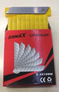 Geniş Falçata Bıçağı Yedeği 0.4x18mm 100 lü Paket