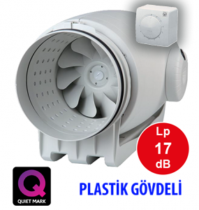 TD-800/200 Silent Susturuculu Kanal Tipi Fan - 880 m3/h (Hız Anahtarı Dahil)