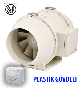 TD 500/150 SUSTURUCUSUZ KANAL TİPİ FAN (HIZ ANAHTARI DAHİL)