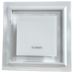 Bosch F1700 WS 100 Mat Beyaz Fanlı Menfez (95m³/h) - Ölçü Seçiniz 40x40 Panjursuz