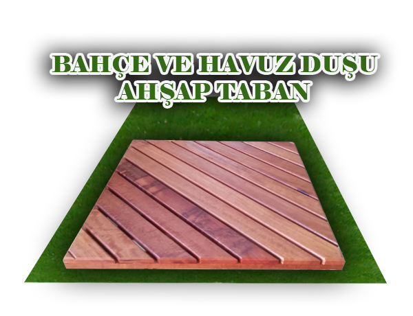 Islak Zemin Ahşap Taban 70x70 (Kare Model)