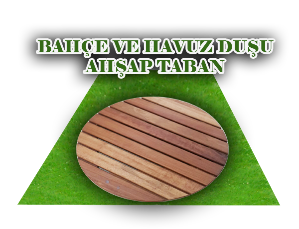 Islak Zemin Ahşap Taban 70x70 (Yuvarlak Model)