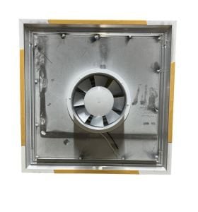 Ars 100 Fanlı Menfez (90m³/h) - Ölçü Seçiniz 40x40 Panjursuz