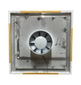 Ars Alize 120 Fanlı Menfez (180m³/h) - Ölçü Seçiniz 45x45 Panjursuz