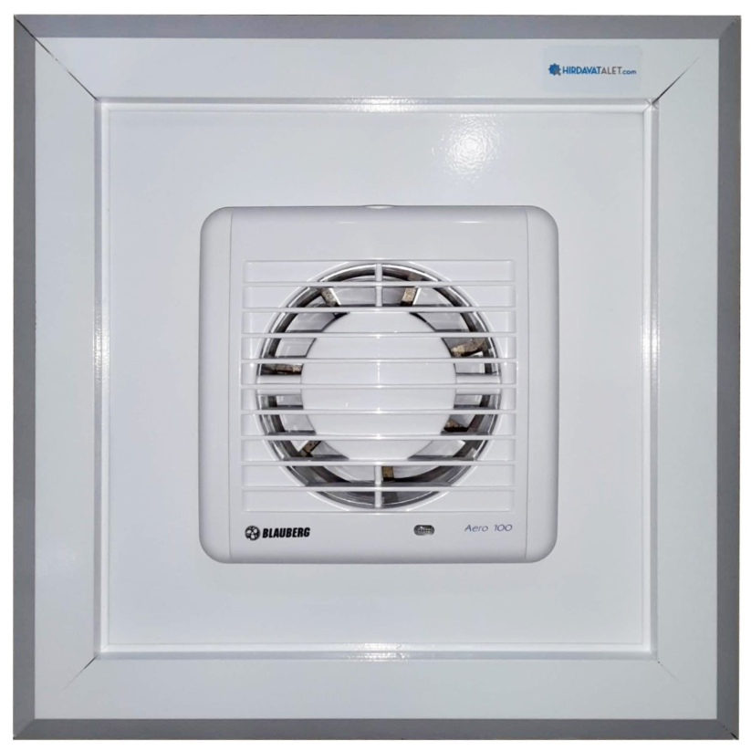 Blauberg Aero Still 125 T (Zaman Ayarlı) Fanlı Menfez (158m³/h) 30x30